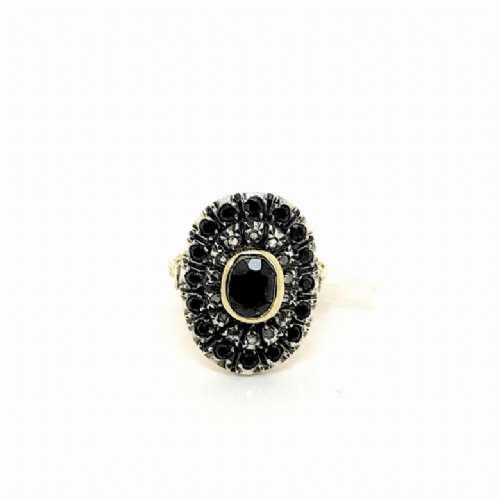  Anello in oro e argento con zaffiri presso Castignoli - Orologeria e gioielleria a Monza
